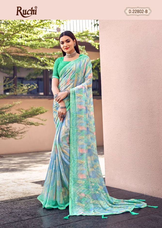 Savyaa By Ruchi Chiffon Daily Wear Sarees Catalog